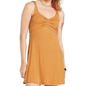 Volcom Women's Swingin Summer Fit and Flare Mini Dress size M